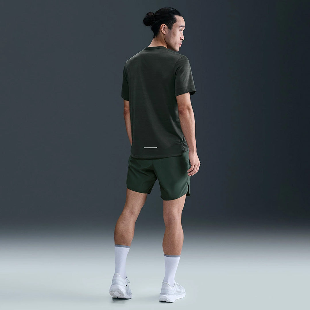 Nike Dri-FIT Miler Men's Running T-Shirt - Royal Green