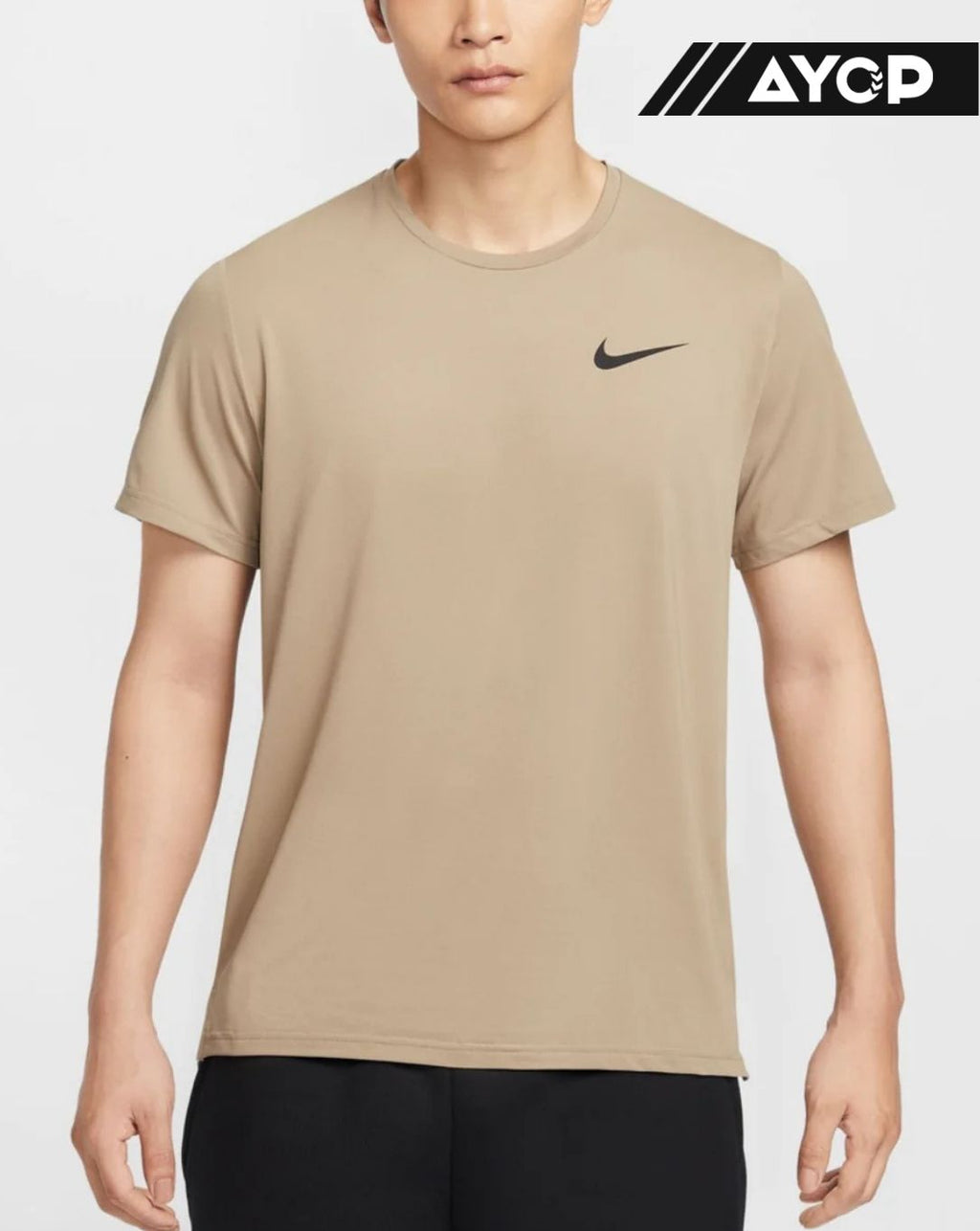 Nike Pro Dri-FIT Men's Short-Sleeve Top - Khaki