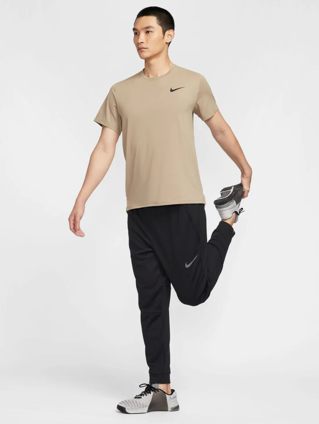 Nike Pro Dri-FIT Men's Short-Sleeve Top - Khaki