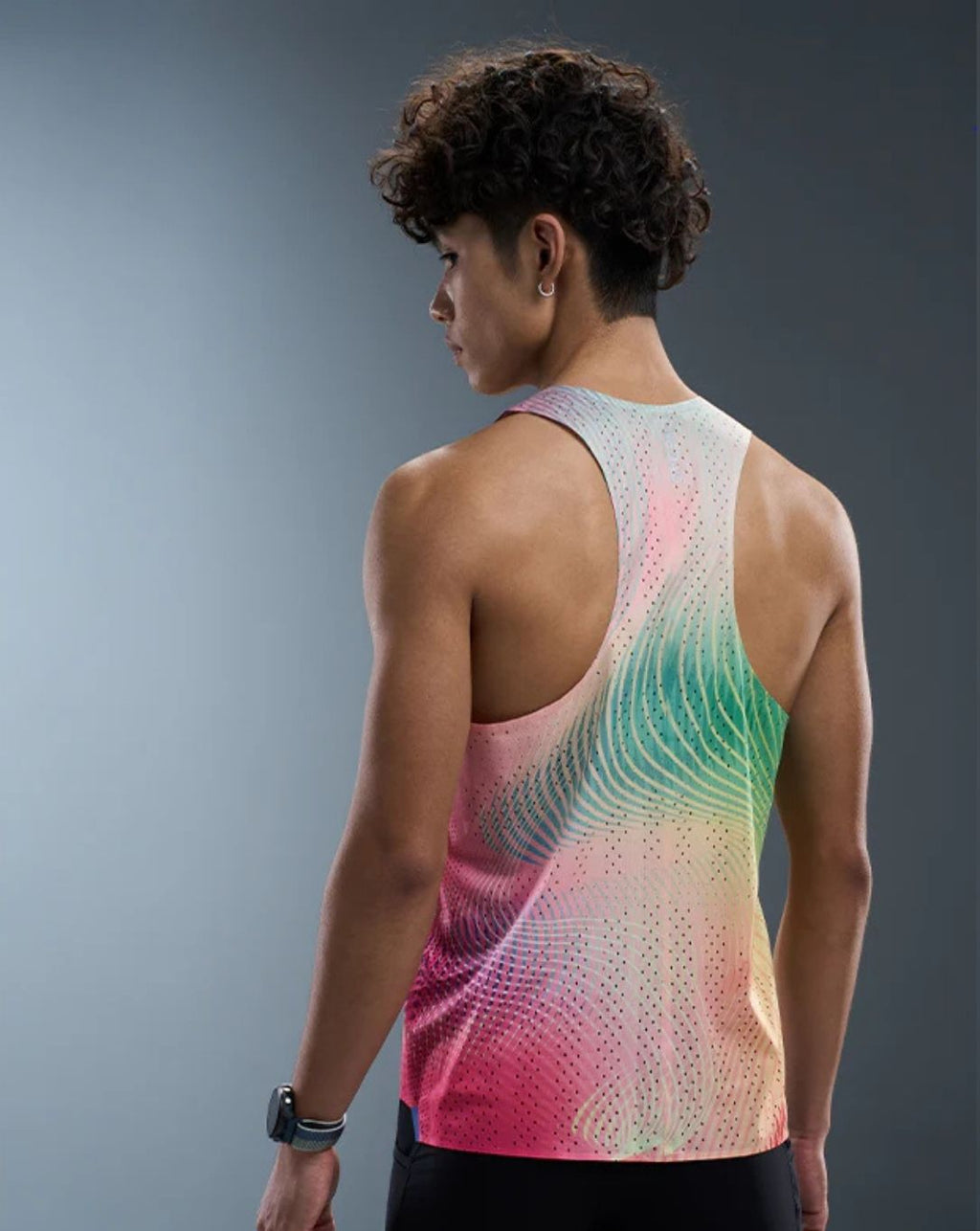 Nedao Men's QiFlow One Cut Vortex Men's Racing Singlet - Dynamic Blue