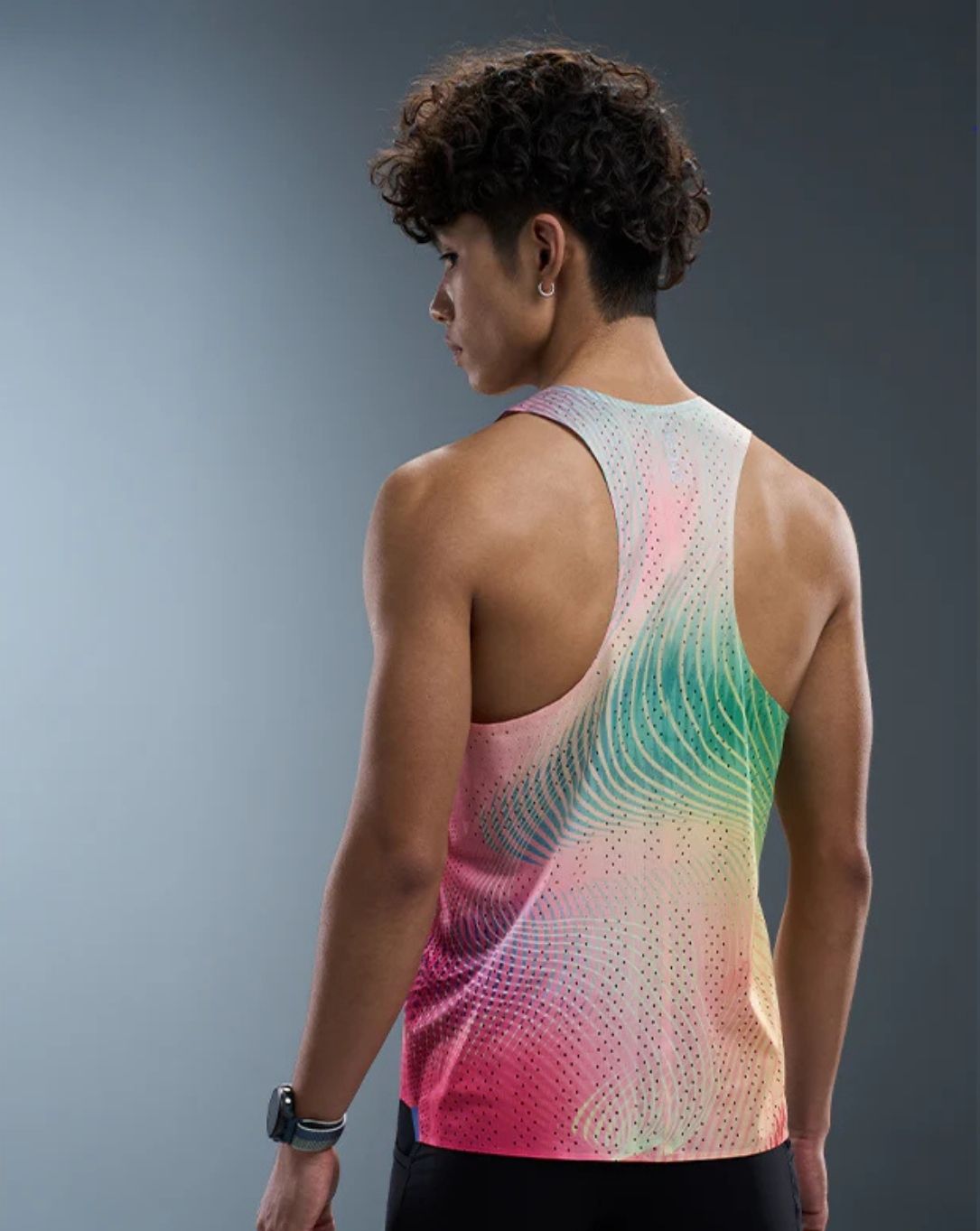 Nedao Men's QiFlow One Cut Vortex Men's Racing Singlet - Dynamic Blue