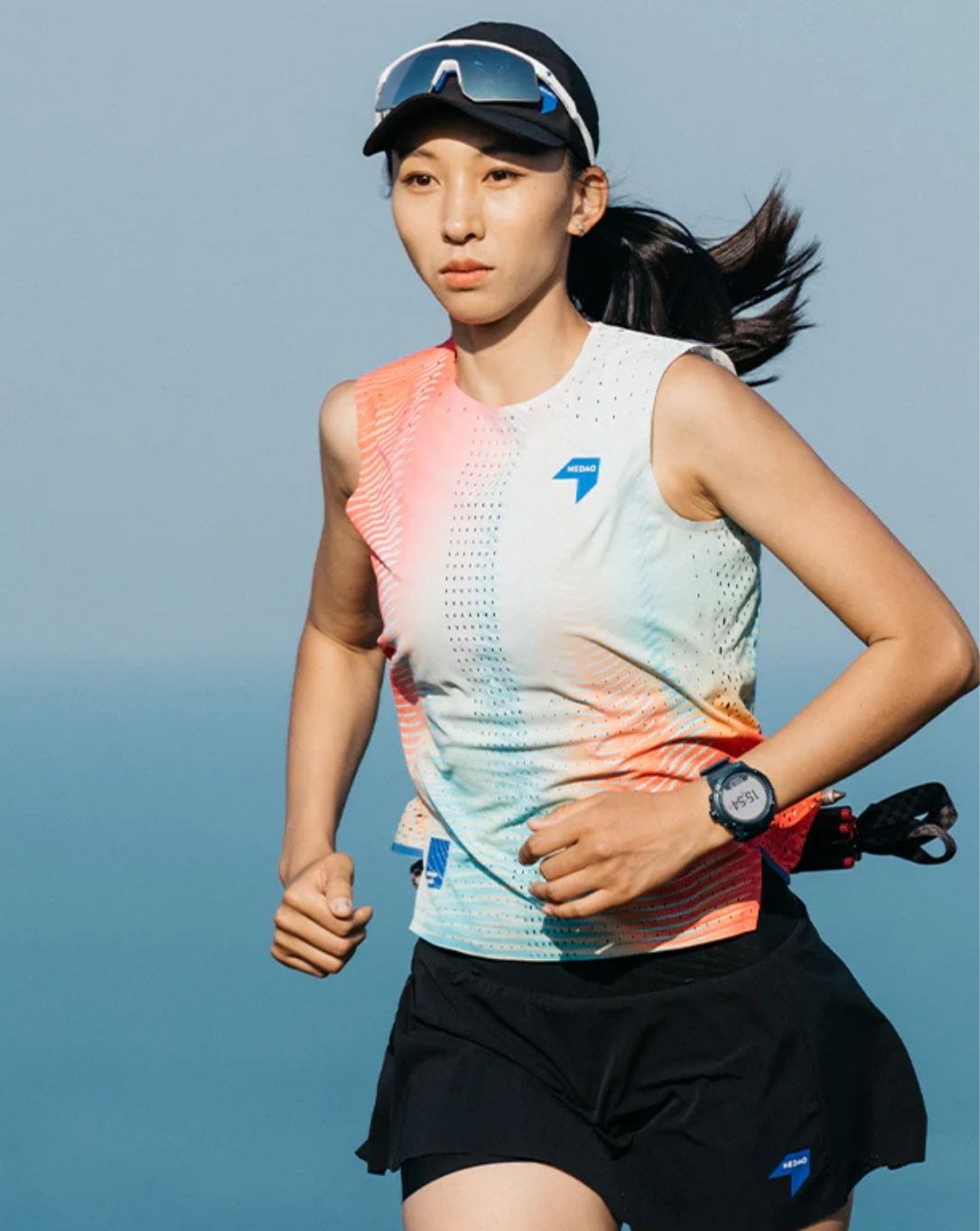 Women's Nedao QiFlow Sleeveless Shirt Vortex - Dynamic Orange