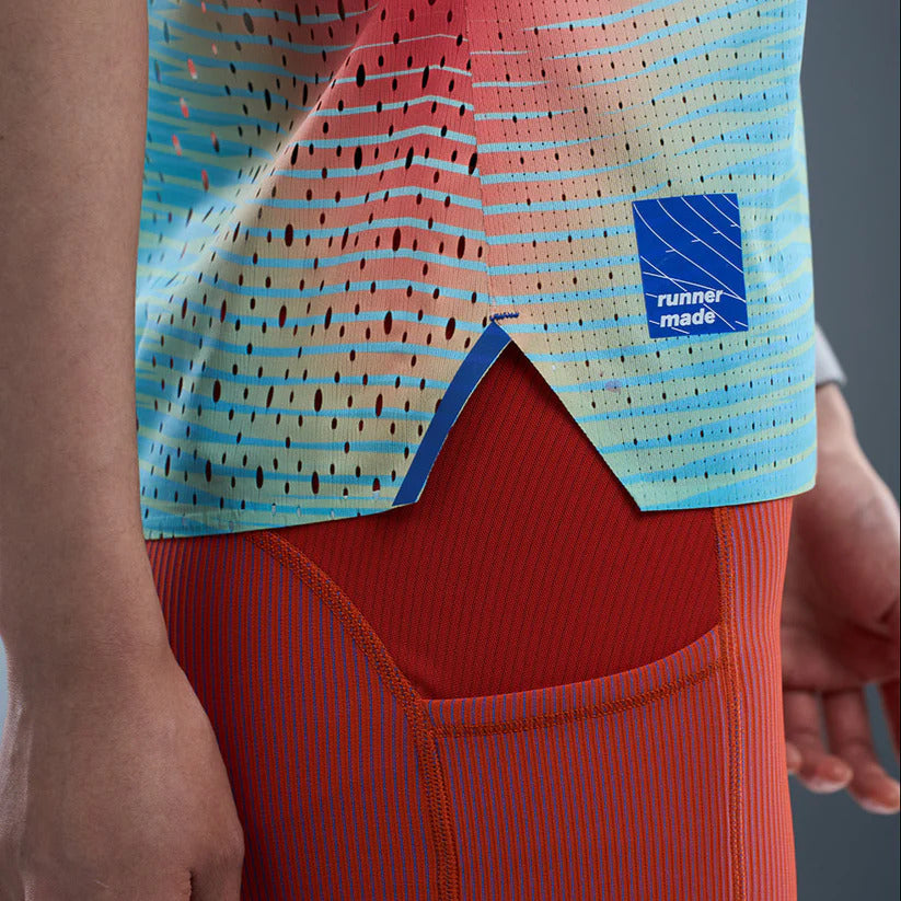 Women's Nedao QiFlow Sleeveless Shirt Vortex - Dynamic Orange