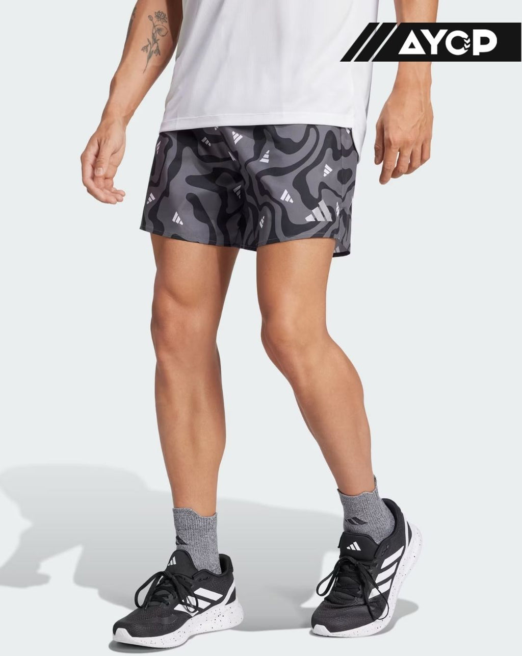 Adidas Run It Shorts 5 inch Men's Running Shorts - Black/Grey