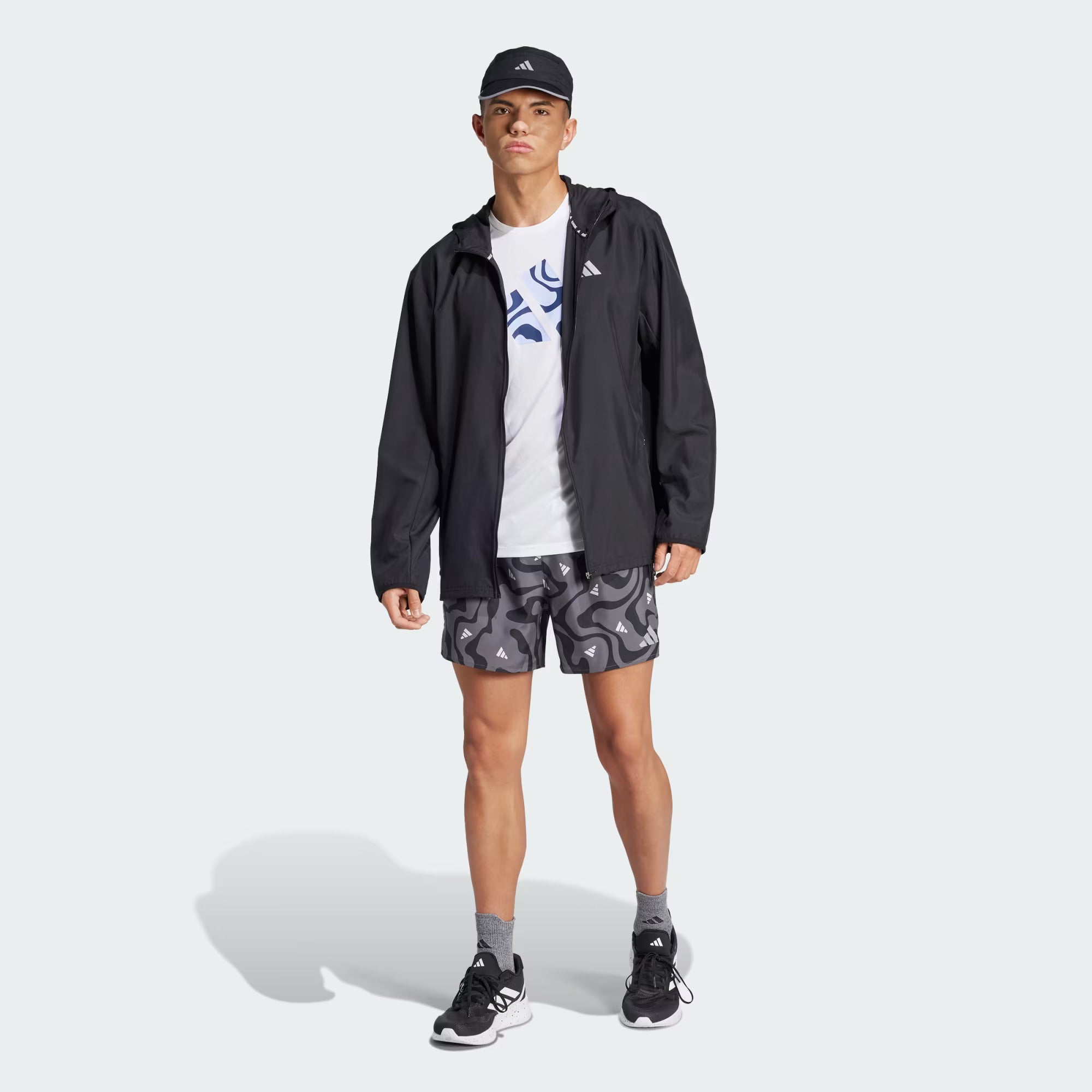 Adidas Run It Shorts 5 inch Men's Running Shorts - Black/Grey