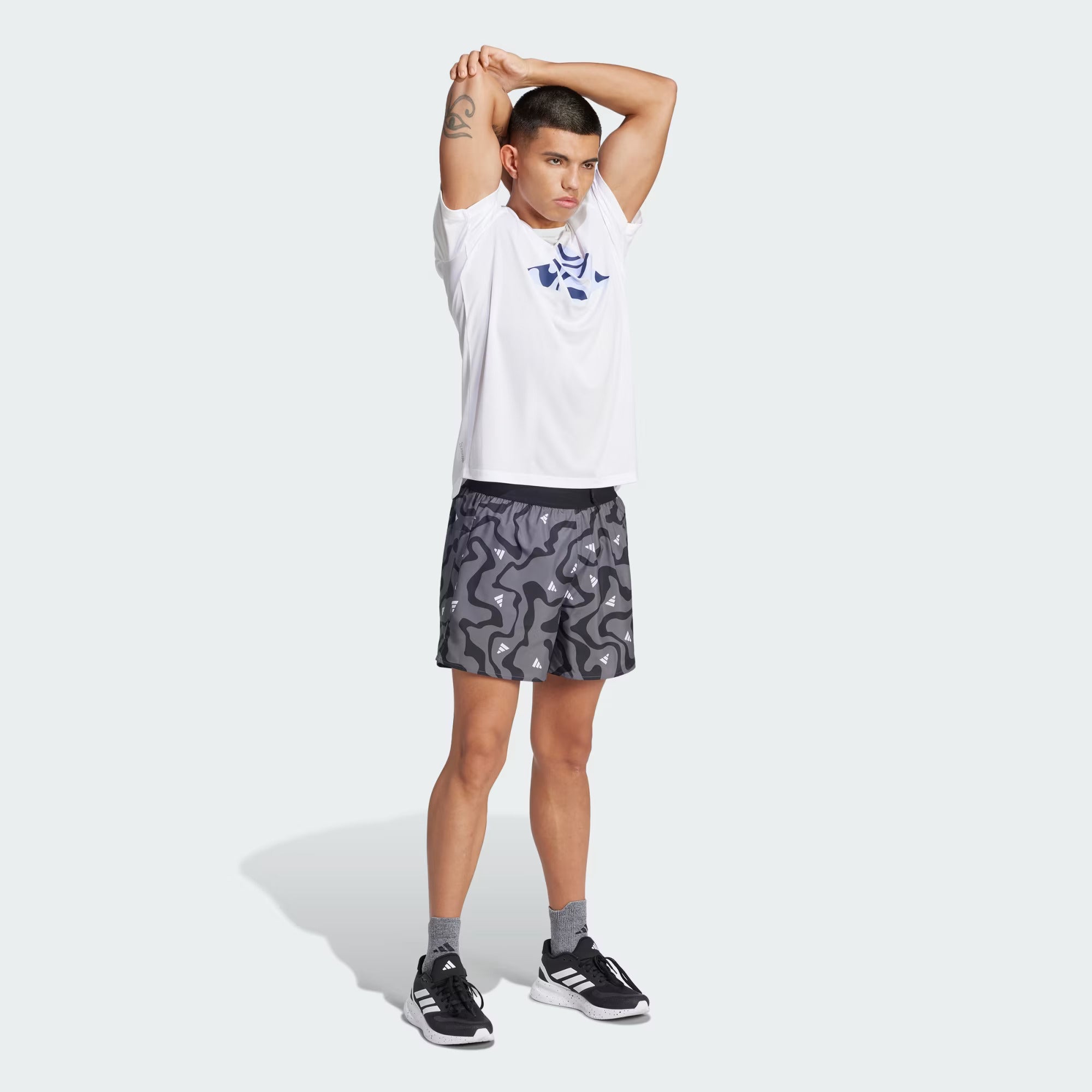 Adidas Run It Shorts 5 inch Men's Running Shorts - Black/Grey