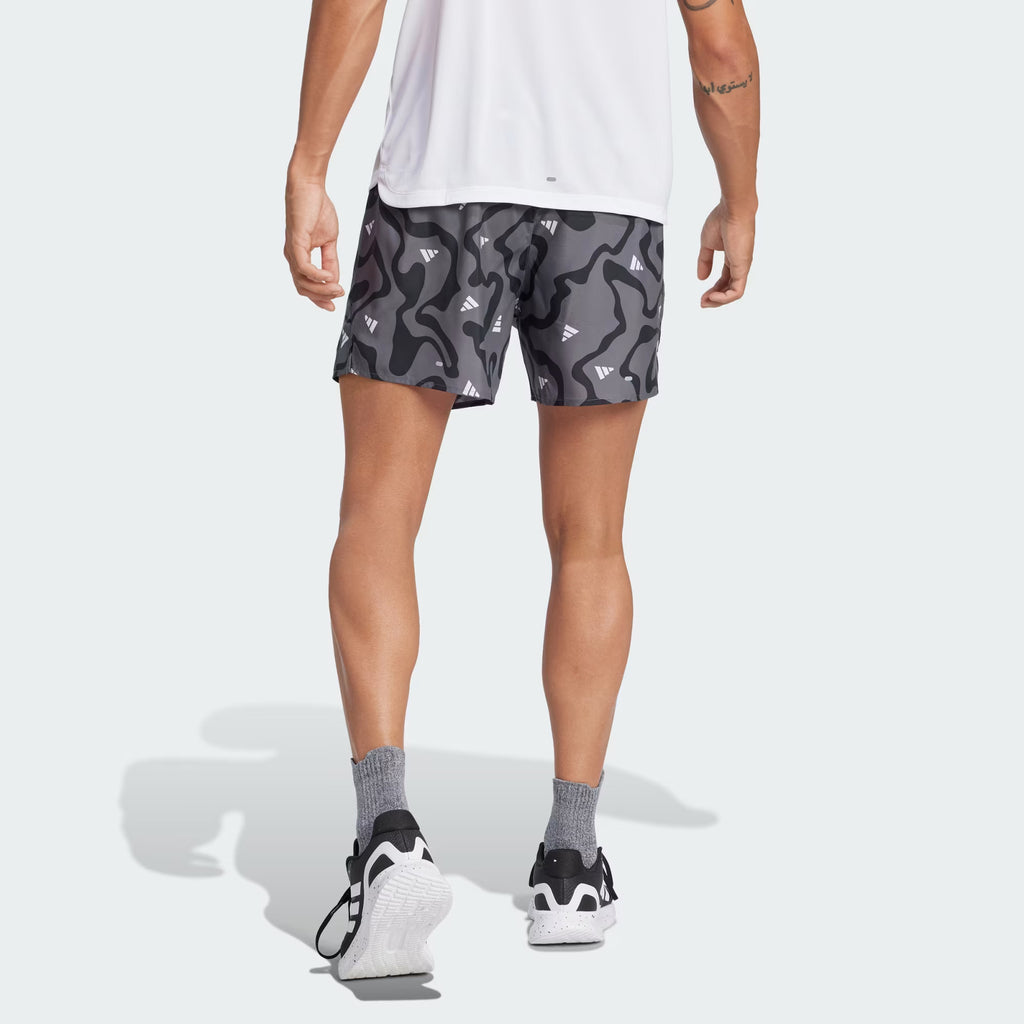Adidas Run It Shorts 5 inch Men's Running Shorts - Black/Grey