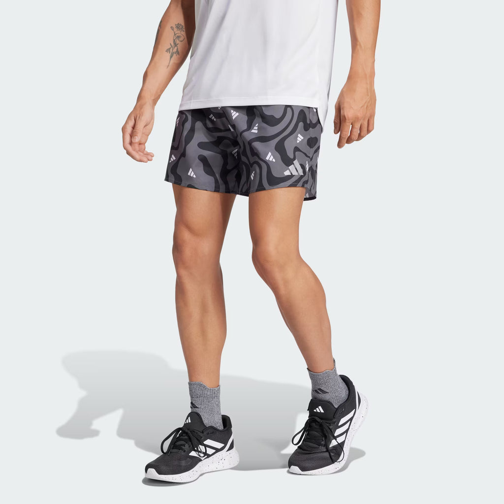 Adidas Run It Shorts 5 inch Men's Running Shorts - Black/Grey