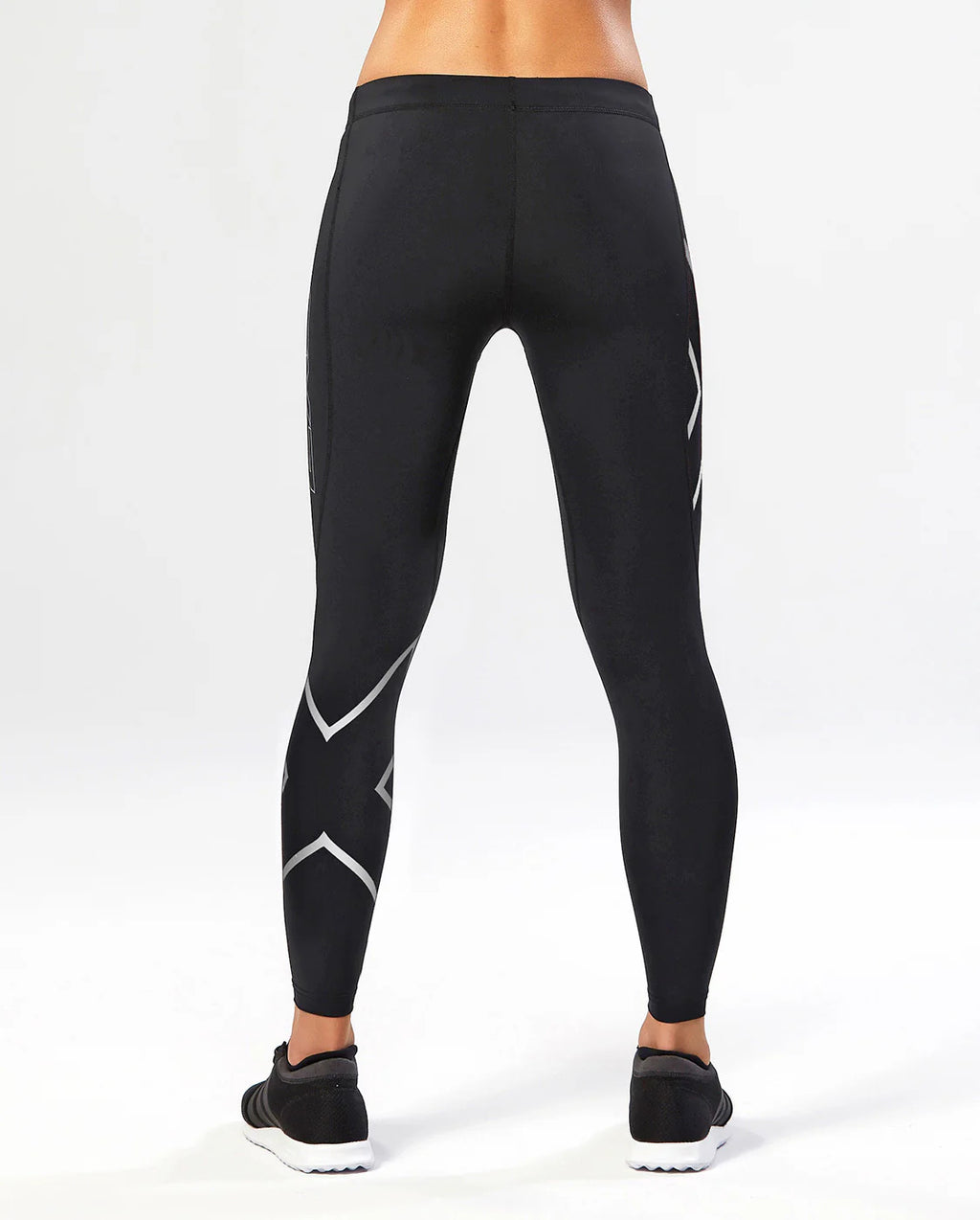 2XU Core Compression Tight Long - Black/Silver