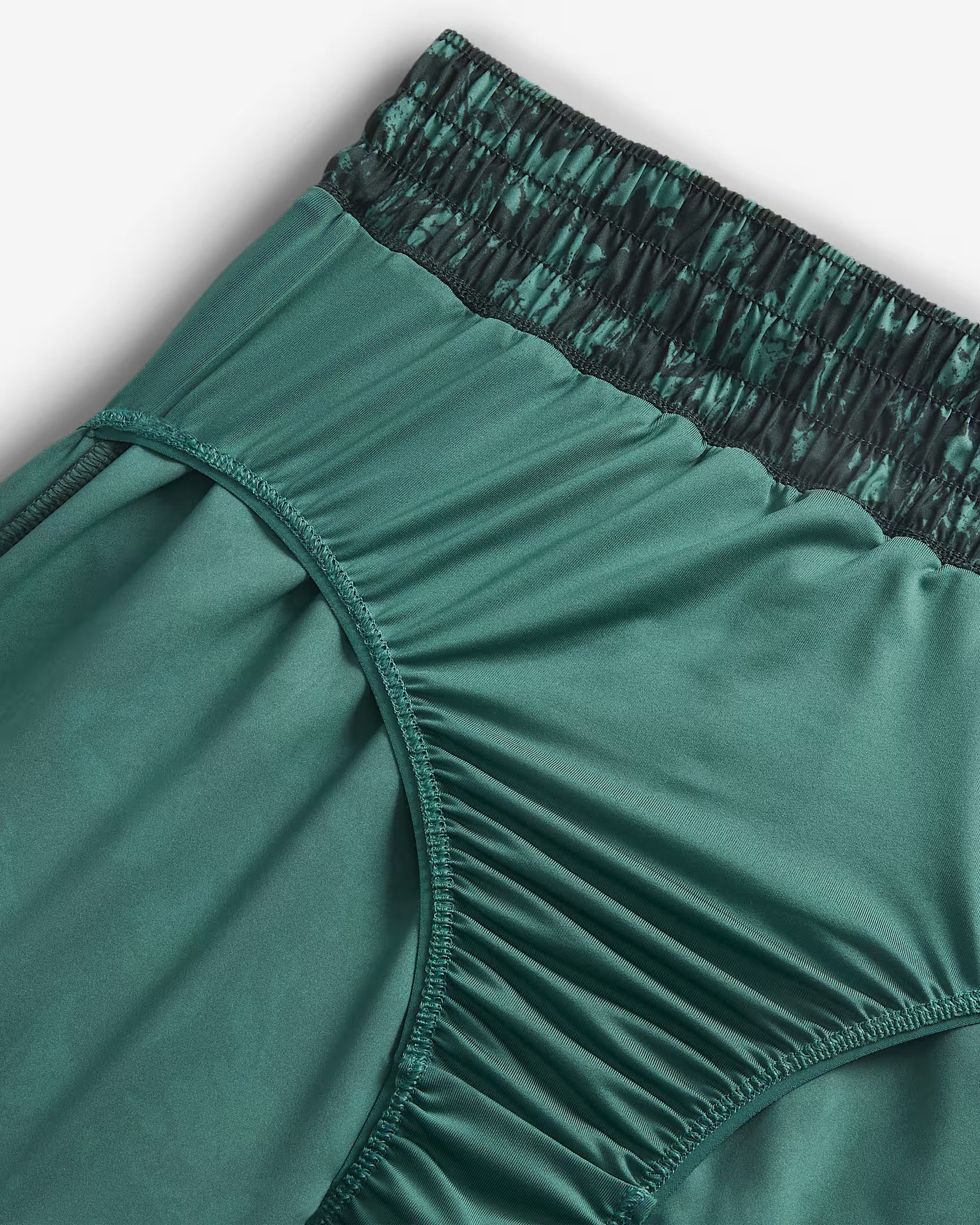 Nike One Tempo Printed Running Shorts - Vintage Green
