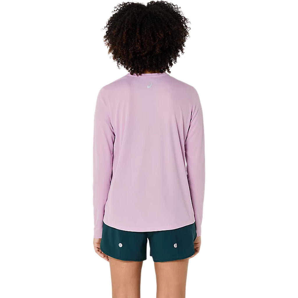 Asics Fujitrail Logo Long Sleeve Women's Running T-Shirt - Light Ube