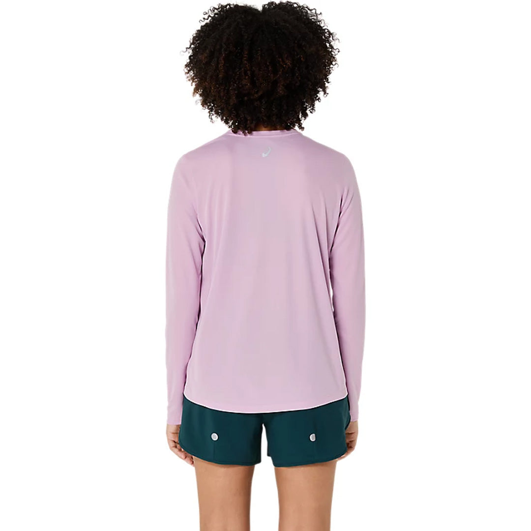 Asics Fujitrail Logo Long Sleeve Women's Running T-Shirt - Light Ube