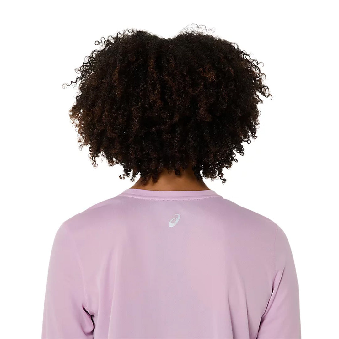 Asics Fujitrail Logo Long Sleeve Women's Running T-Shirt - Light Ube