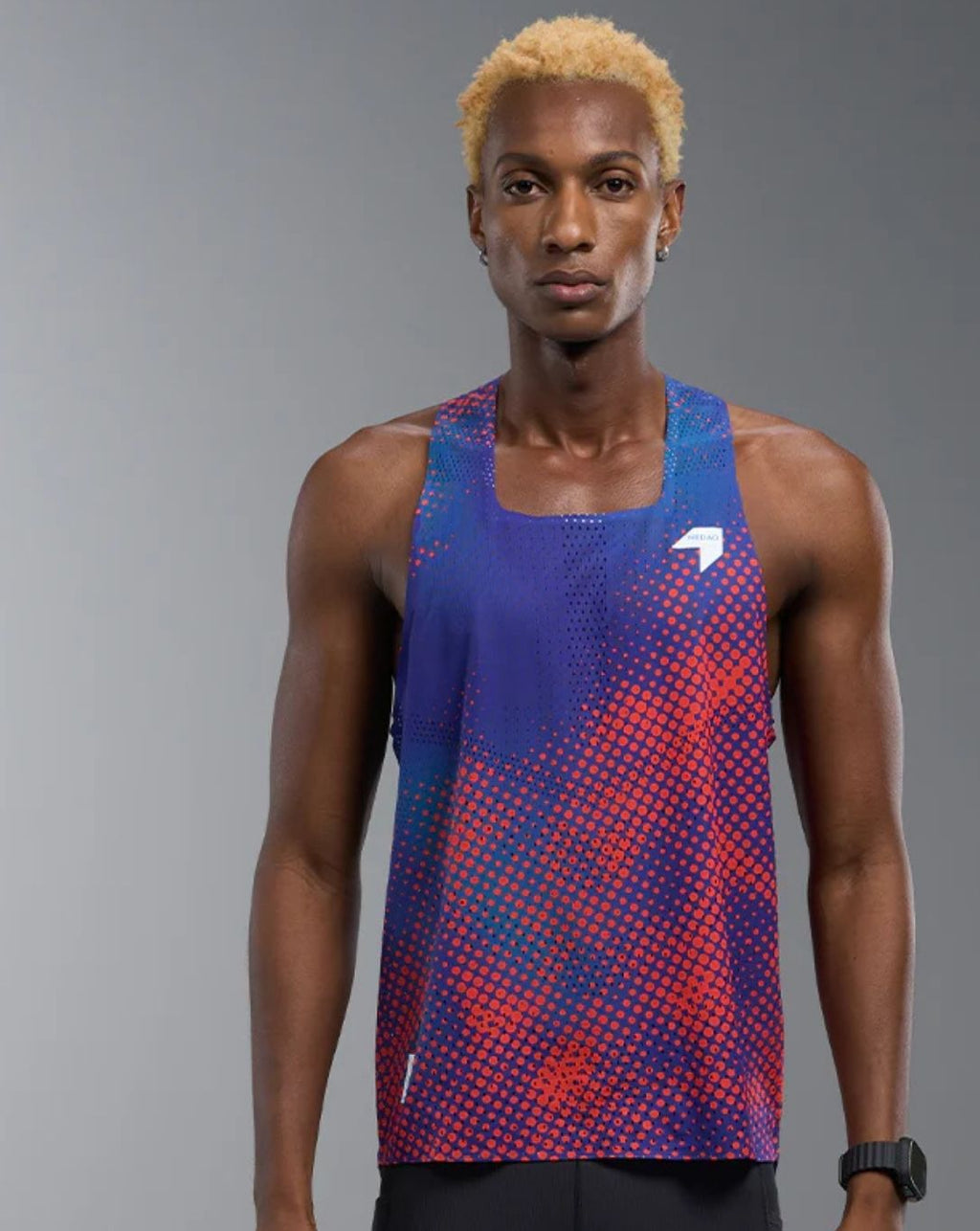 Nedao Men's QiFlow One Cut Vortex Men's Racing Singlet - Dynamic Blue