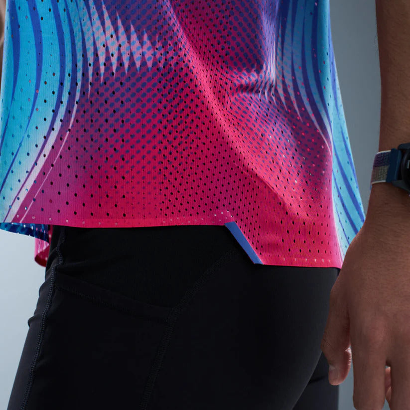 Nedao Men's QiFlow One Cut Vortex Men's Racing Singlet - Phantom Orange