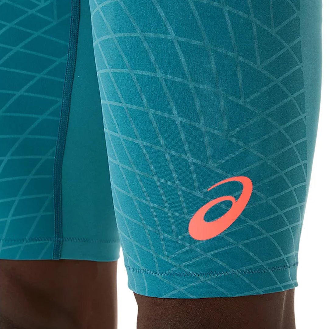 Asics MMS Speed Middle Men's Running Tights - Atlantis Blue