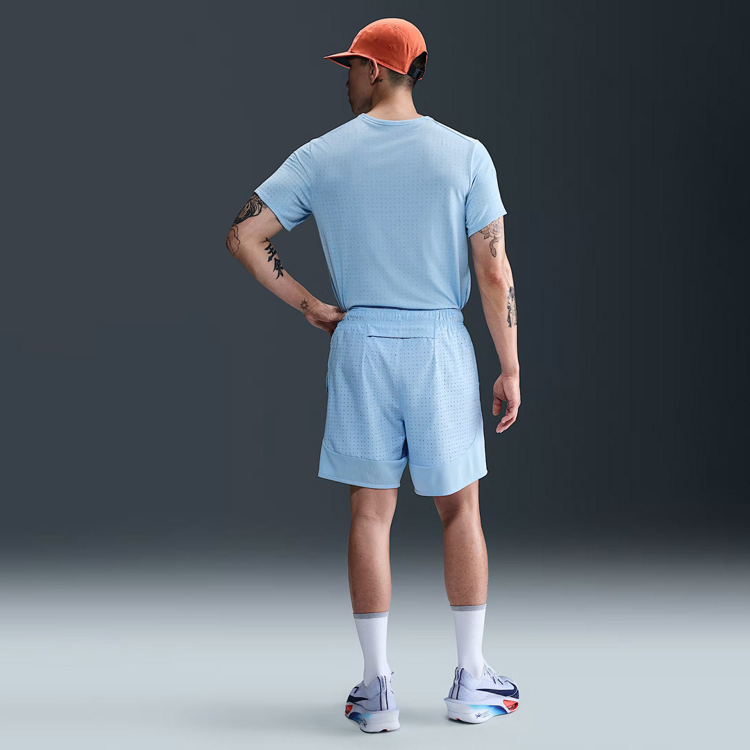 Nike Dri-FIT Miler Breathe Men's Running T-Shirt - Psychic Blue