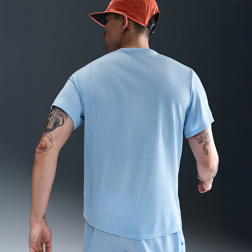 Nike Dri-FIT Miler Breathe Men's Running T-Shirt - Psychic Blue