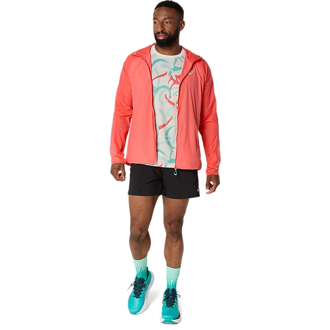 Asics Road All Over Prints Men's Running T-Shirt - Birch