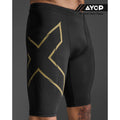 2XU MCS Light Speed Men's Compression Tights - Black Gold