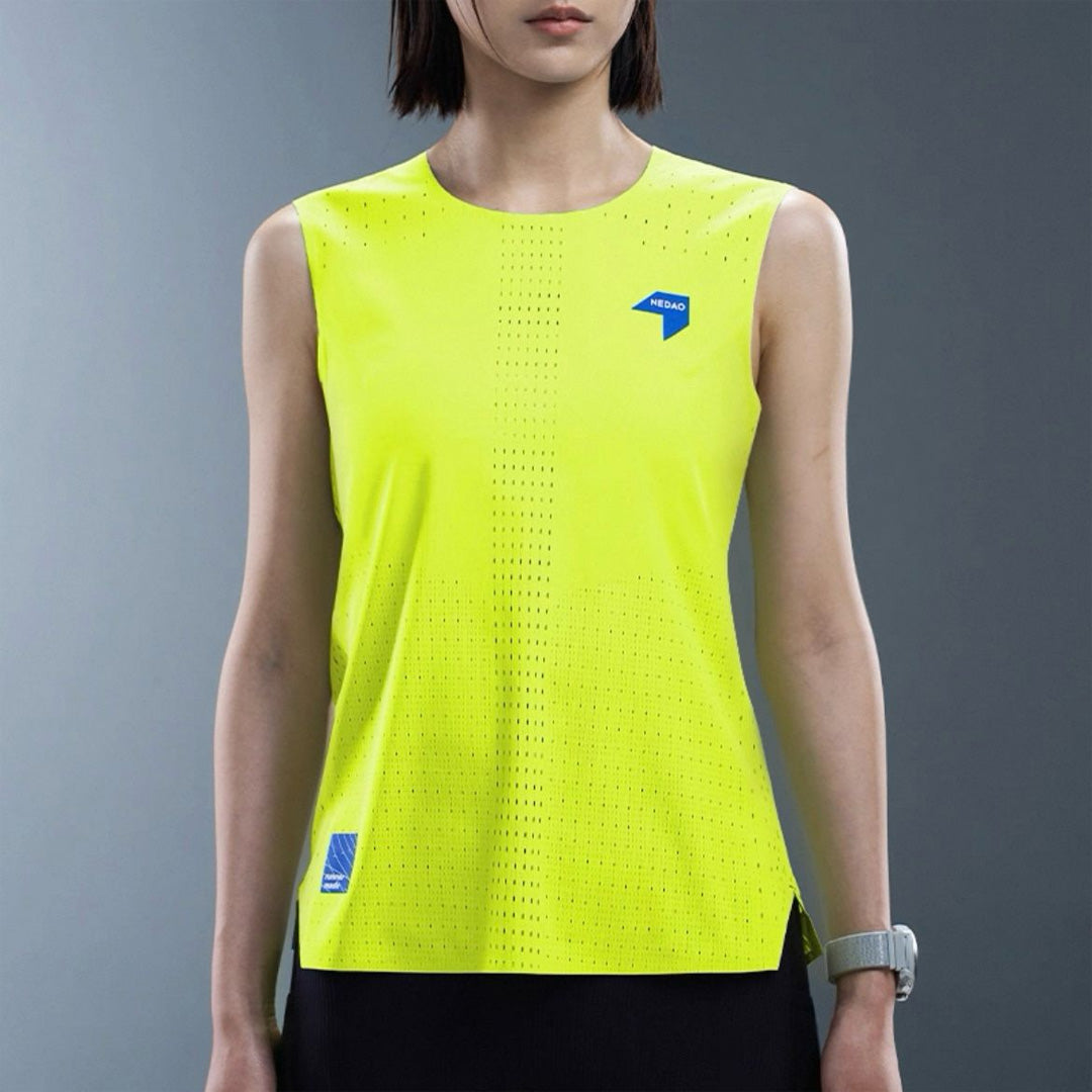 Nedao QiFlow Sleveless Women's Running Tank Top - Neon