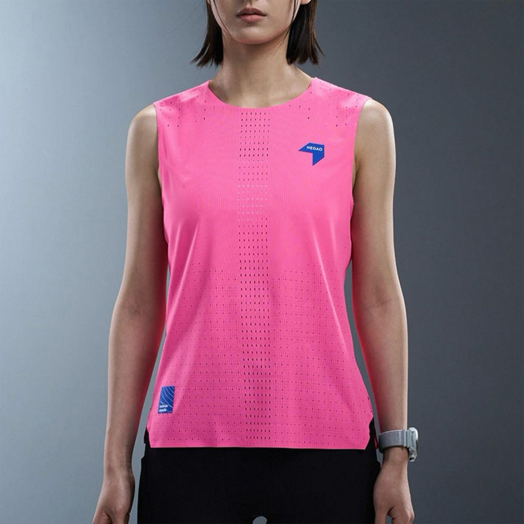 Nedao QiFlow Sleveless Women's Running Tank Top - Pink
