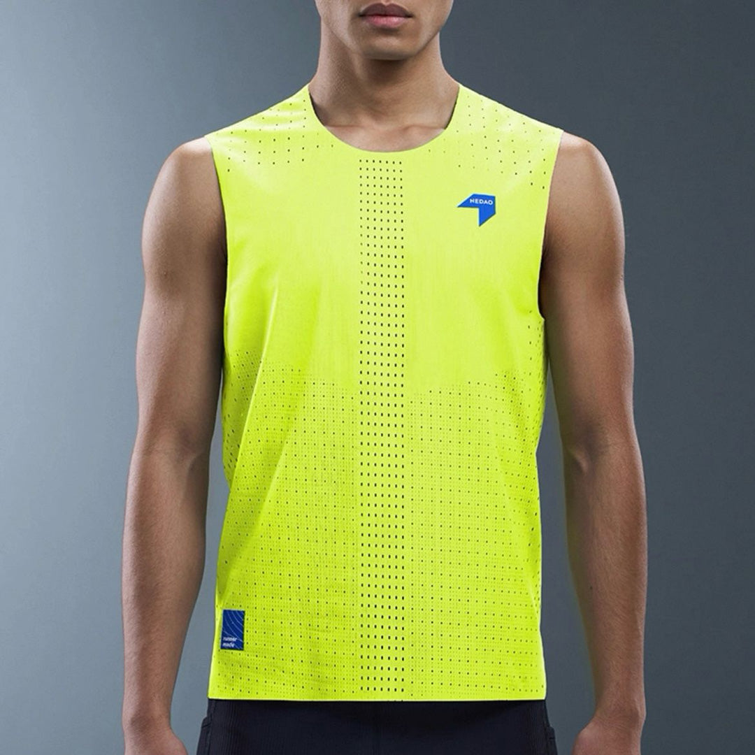 Nedao QiFlow Men's Racing Singlet - Neon