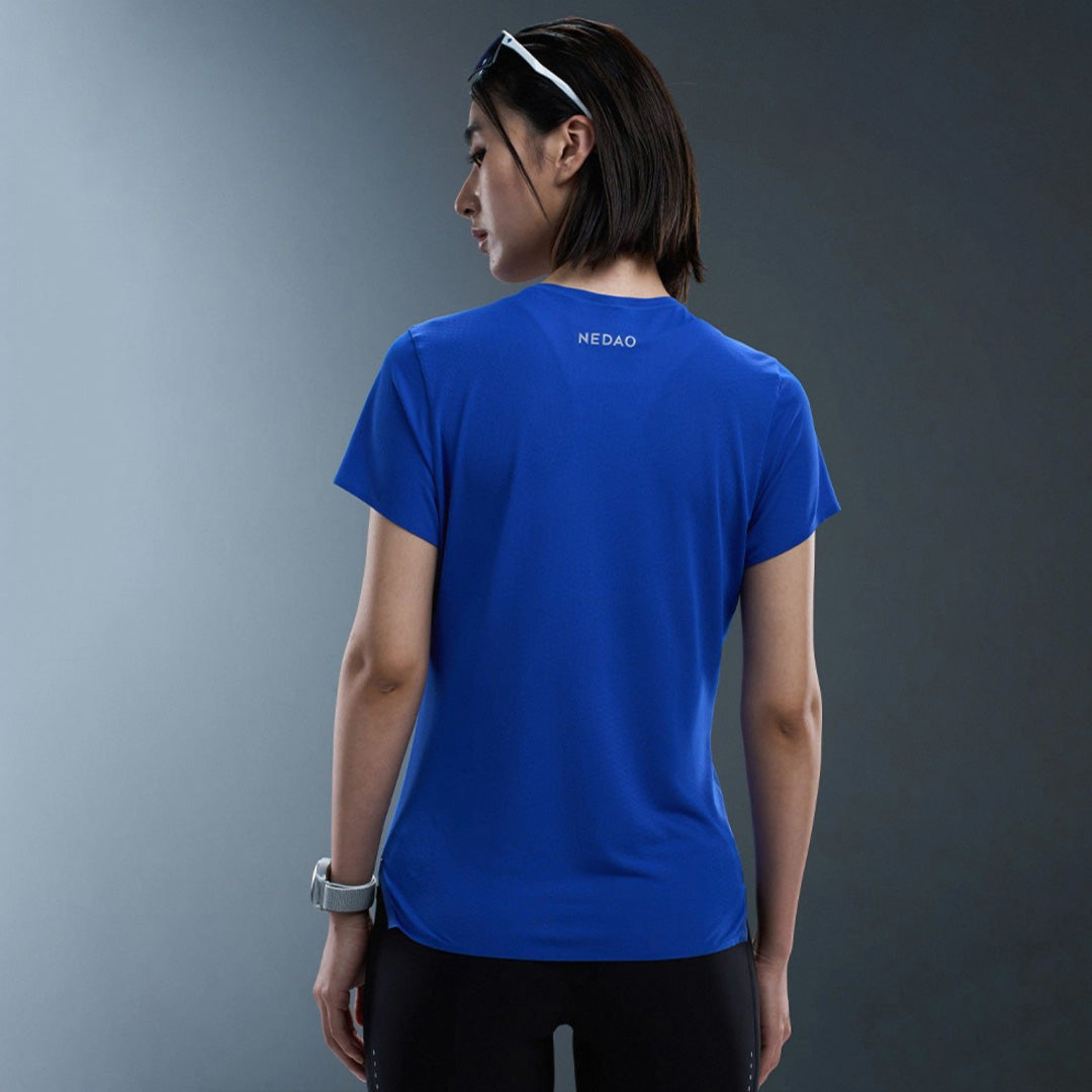 Nedao QiFlow Short Sleeve V3.0 Women's Running T-Shirt - Black
