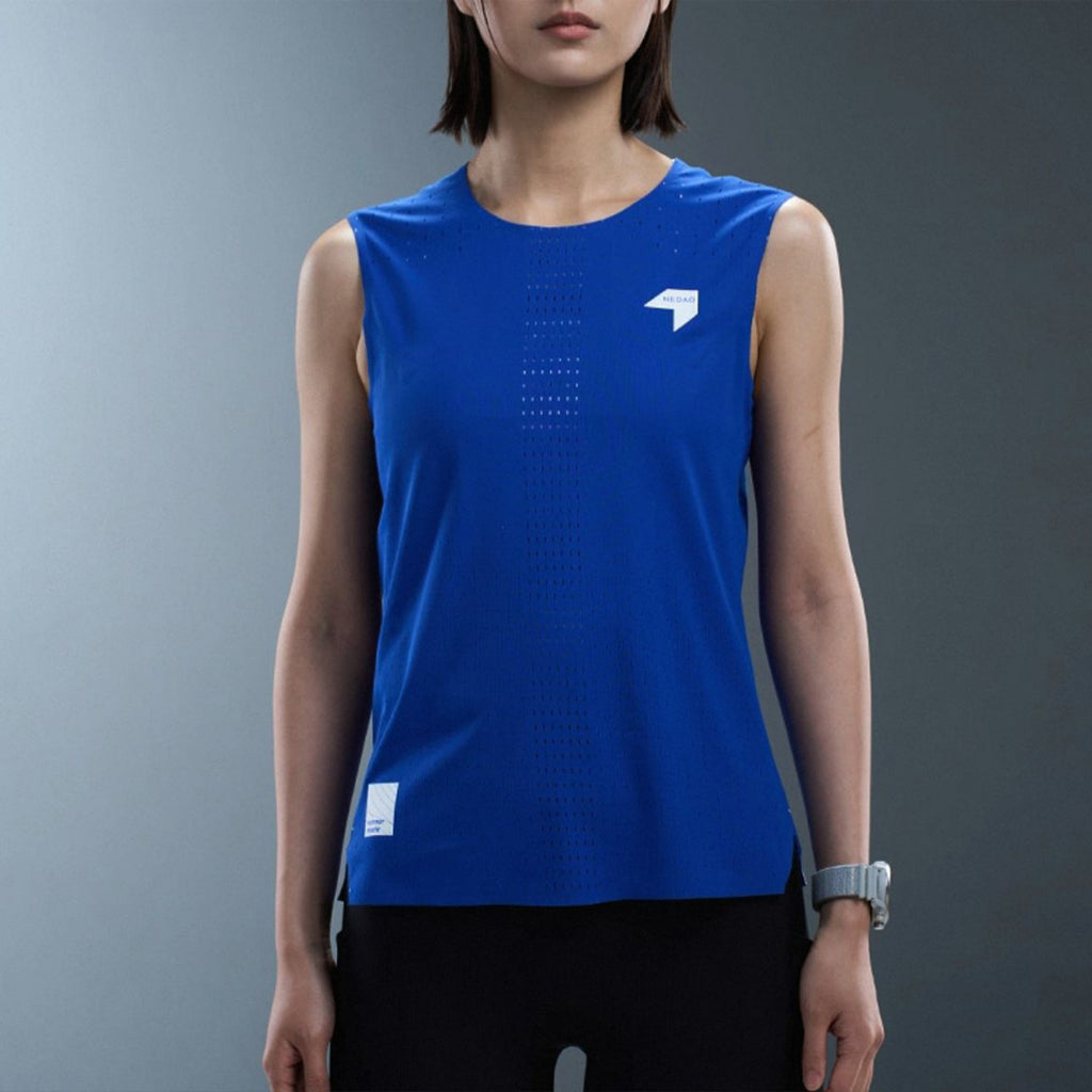 Nedao QiFlow Sleeveless Women's Running Tank Top - Nedao Blue