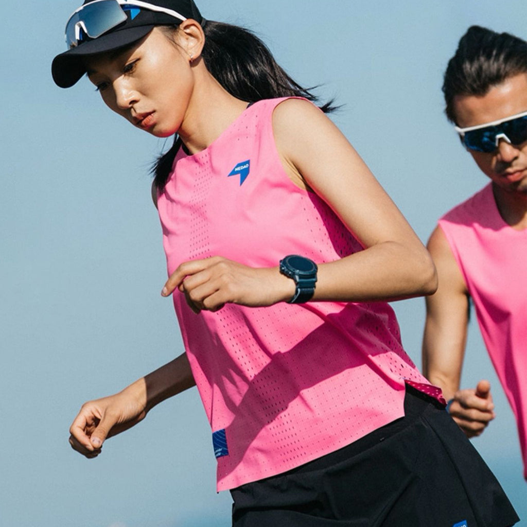 Nedao QiFlow Sleeveless Women's Running Tank Top - Nedao Blue