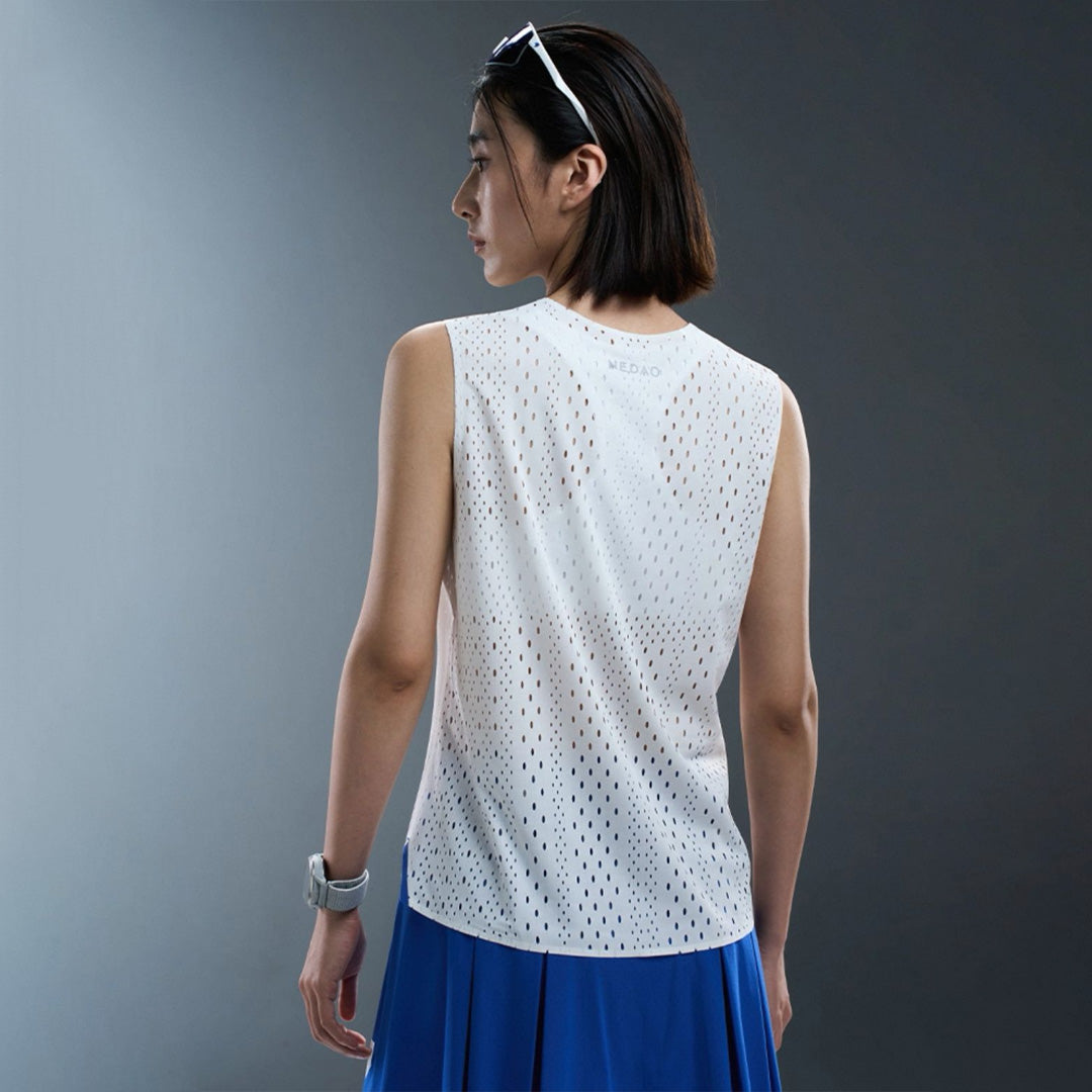 Nedao QiFlow Sleeveless Women's Running Tank Top - Nedao Blue