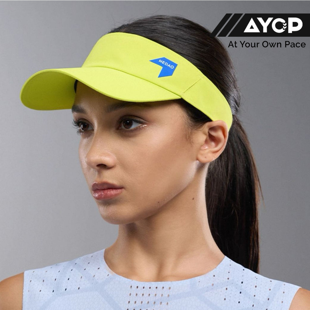 Nedao Running Visor Unisex Running Cap - Neon