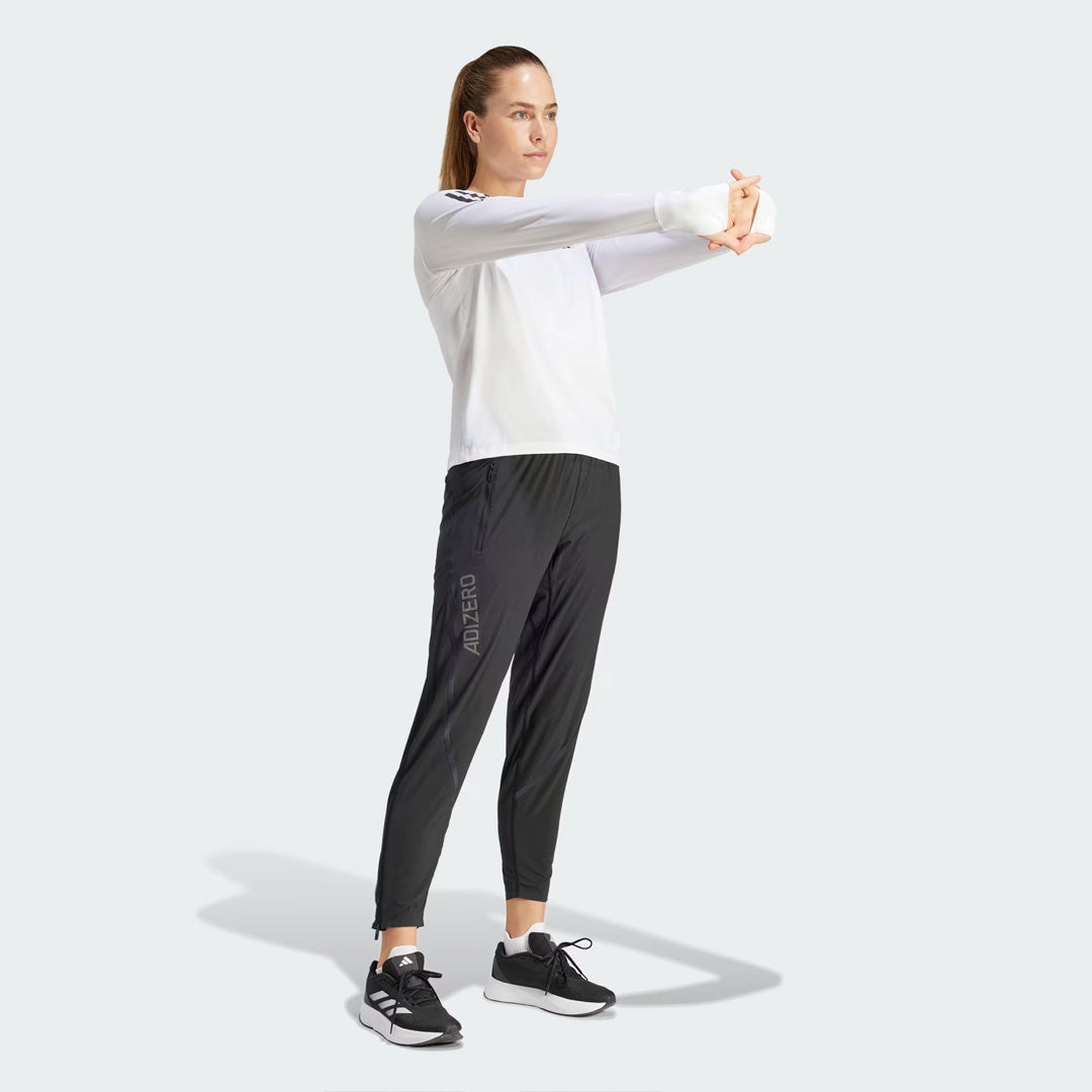 Adidas Own The Run Long Sleeve Women's Running T-Shirt - White