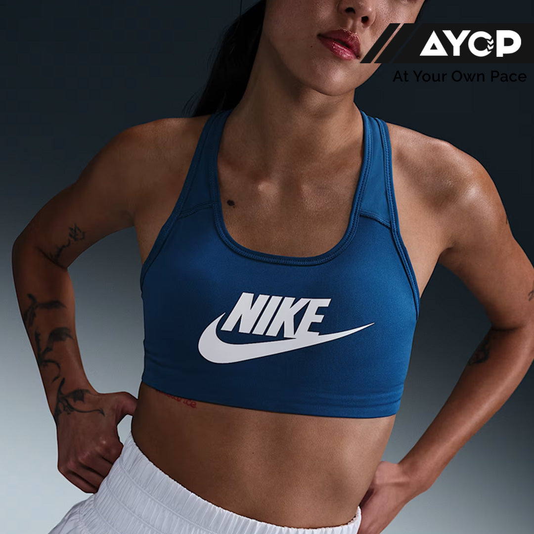 Nike Swoosh Medium-Support Women's Sports Bra - Court Blue