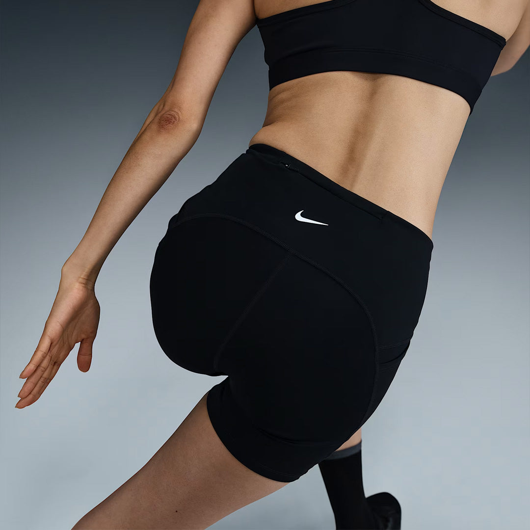 Nike Swift High-Waisted Shorts with Pockets 4-inch Women's Running Tights - Black