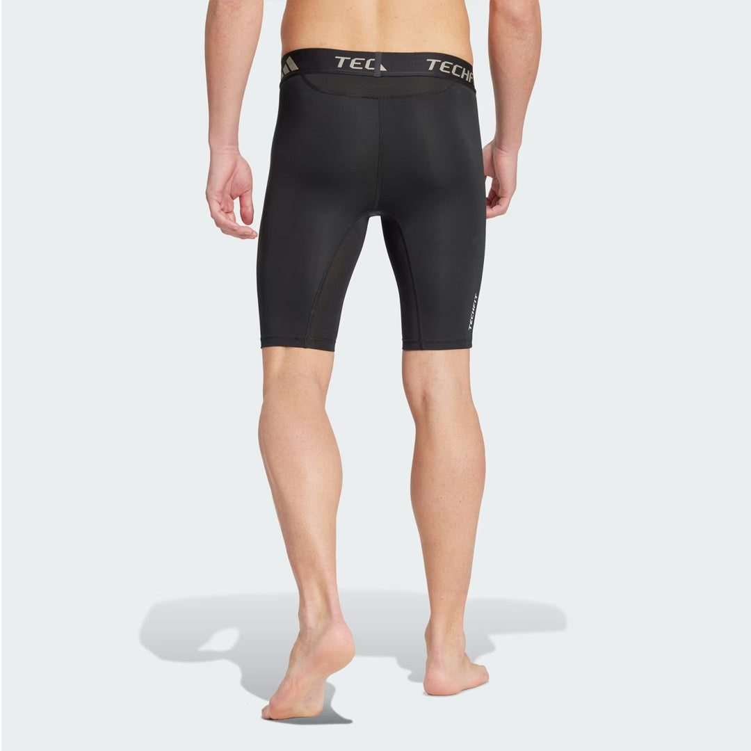 Adidas TECHFIT Compression Men's Training Short Tights - Black
