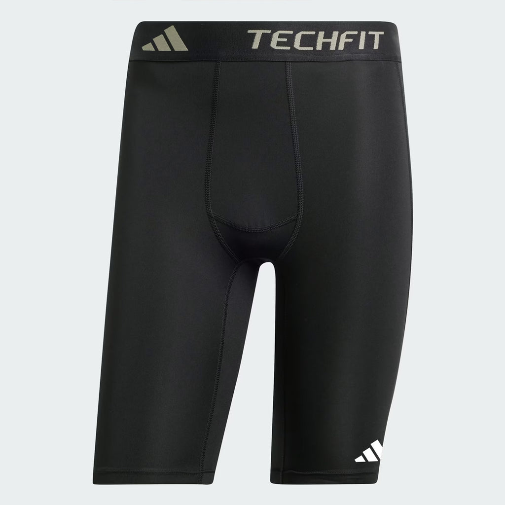 Adidas TECHFIT Compression Men's Training Short Tights - Black