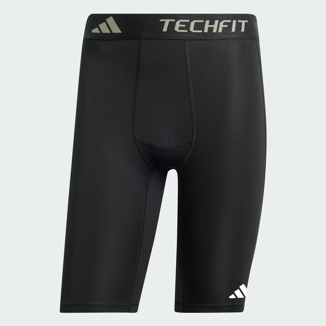 Adidas TECHFIT Compression Men's Training Short Tights - Black