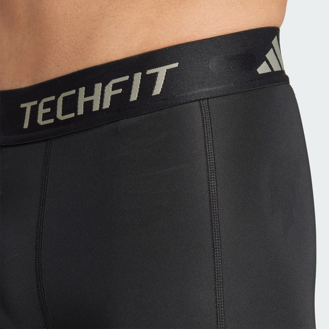 Adidas TECHFIT Compression Men's Training Short Tights - Black