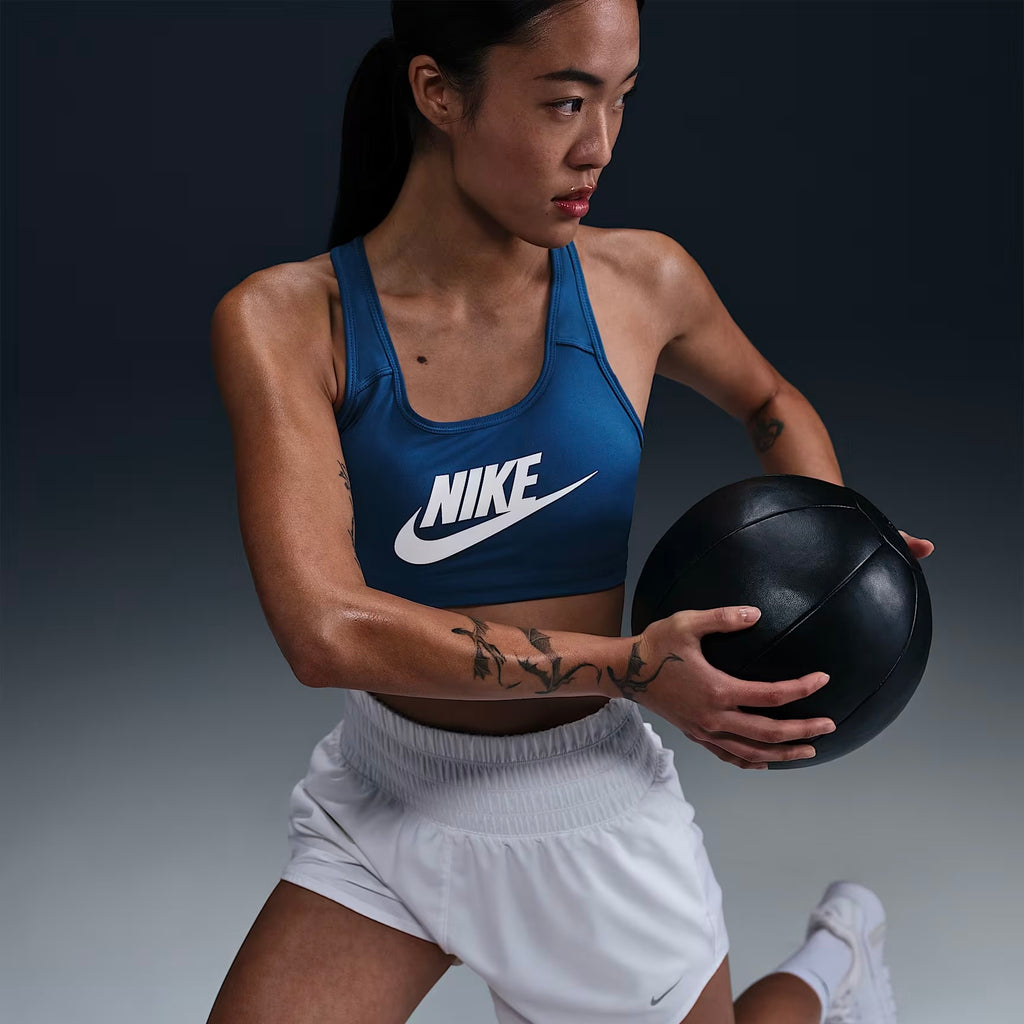 Nike Swoosh Medium-Support Women's Sports Bra - Court Blue