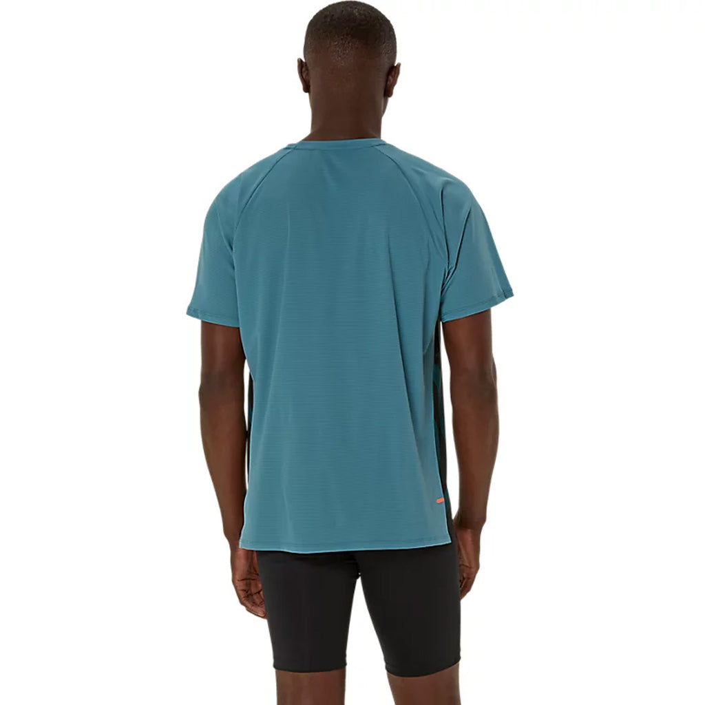 Asics Light Knit Short Sleeve Men's Running T-Shirt - Atlantis Blue