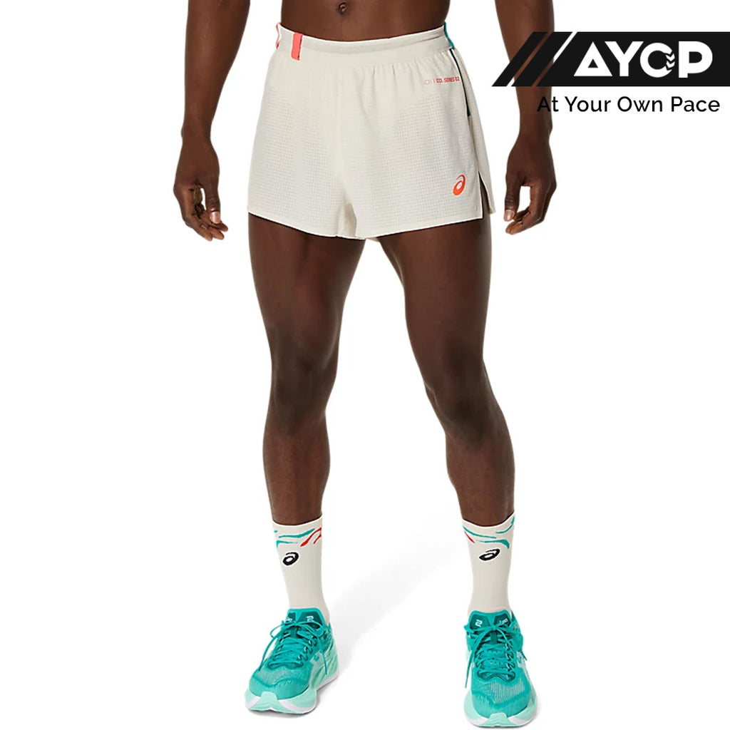 Asics Limited Series Metarun Split Men's Running Shorts - Birch