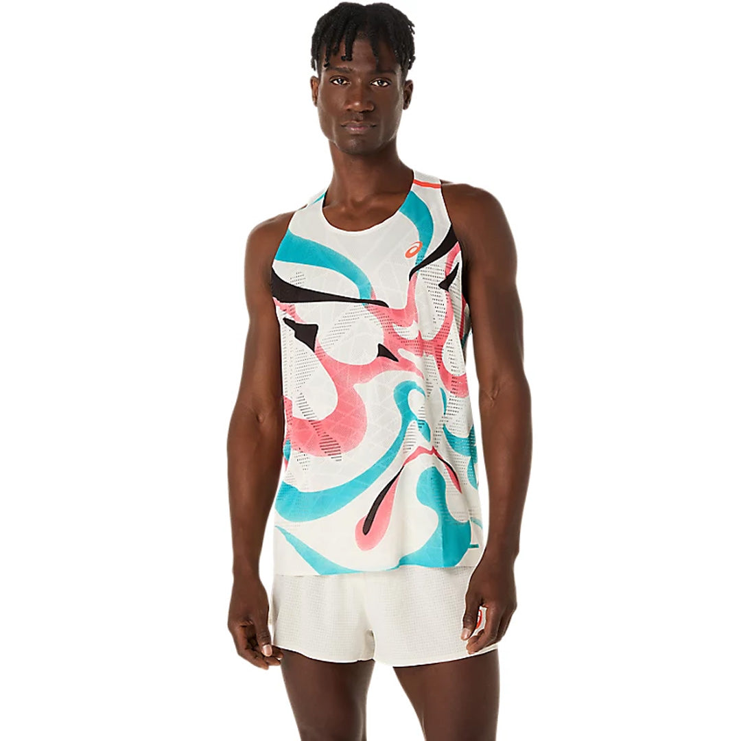 Asics Limited Series Metarun Men's Running Singlet - Birch