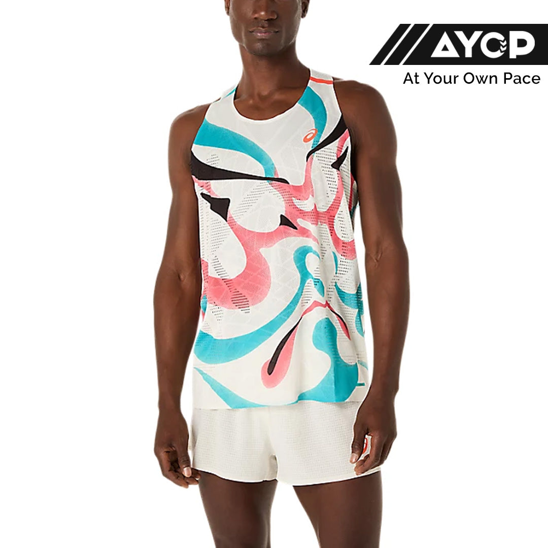 Asics Limited Series Metarun Men's Running Singlet - Birch