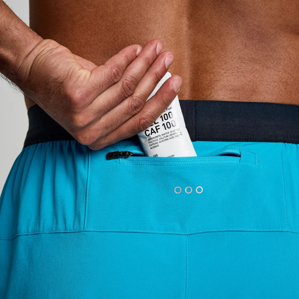 Saucony Outpace 3-inch Men's Running Shorts - Vizi Blue