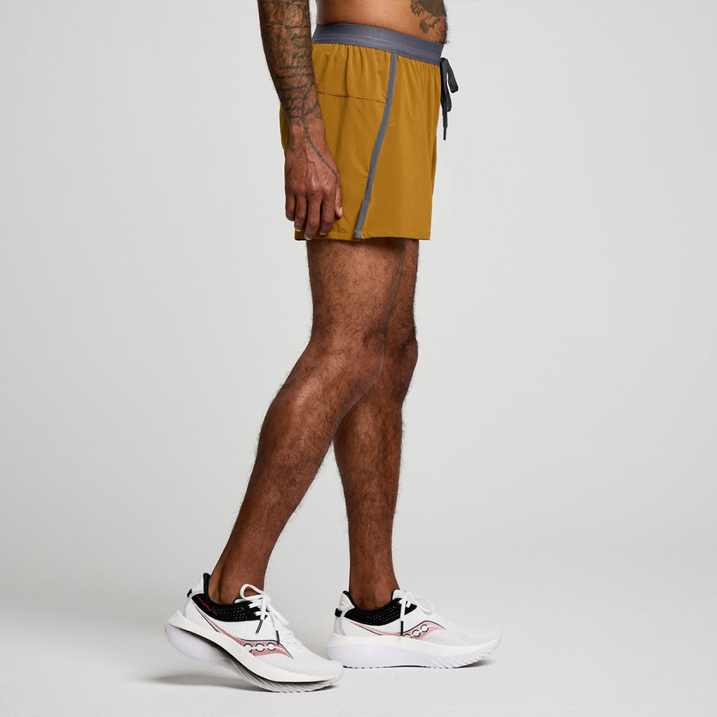 Saucony Outpace 3-inch Men's Running Shorts - Bronze