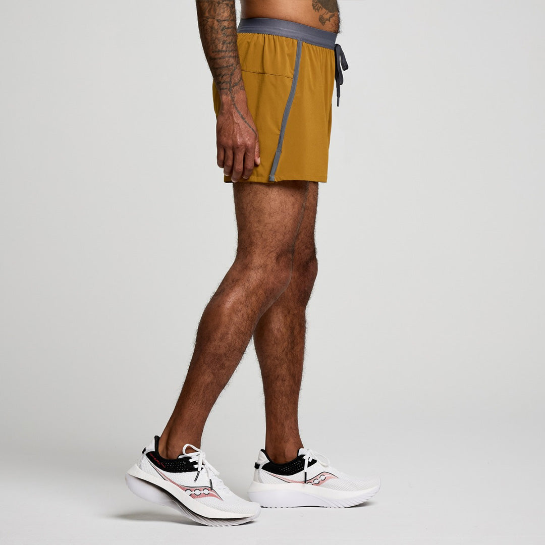 Saucony Outpace 3-inch Men's Running Shorts - Bronze