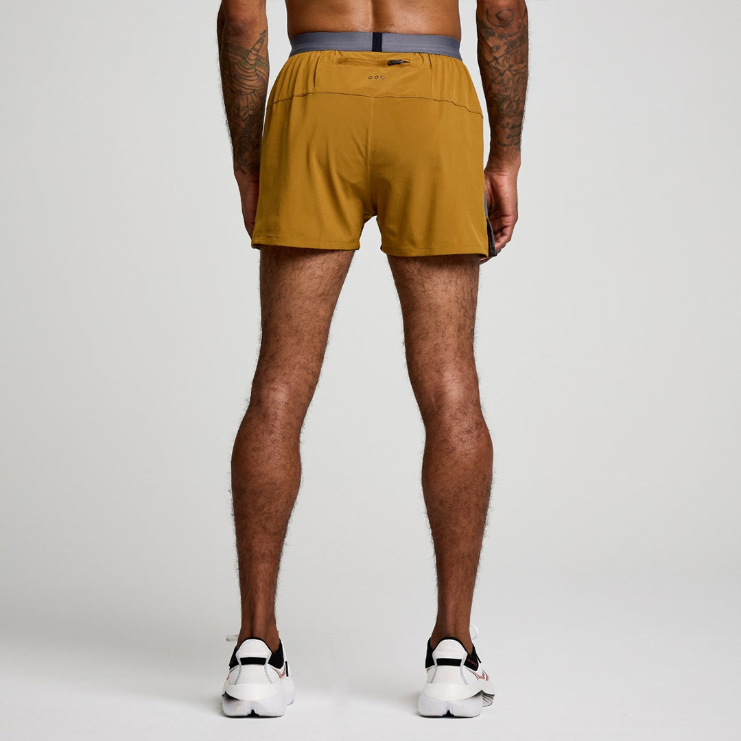 Saucony Outpace 3-inch Men's Running Shorts - Bronze