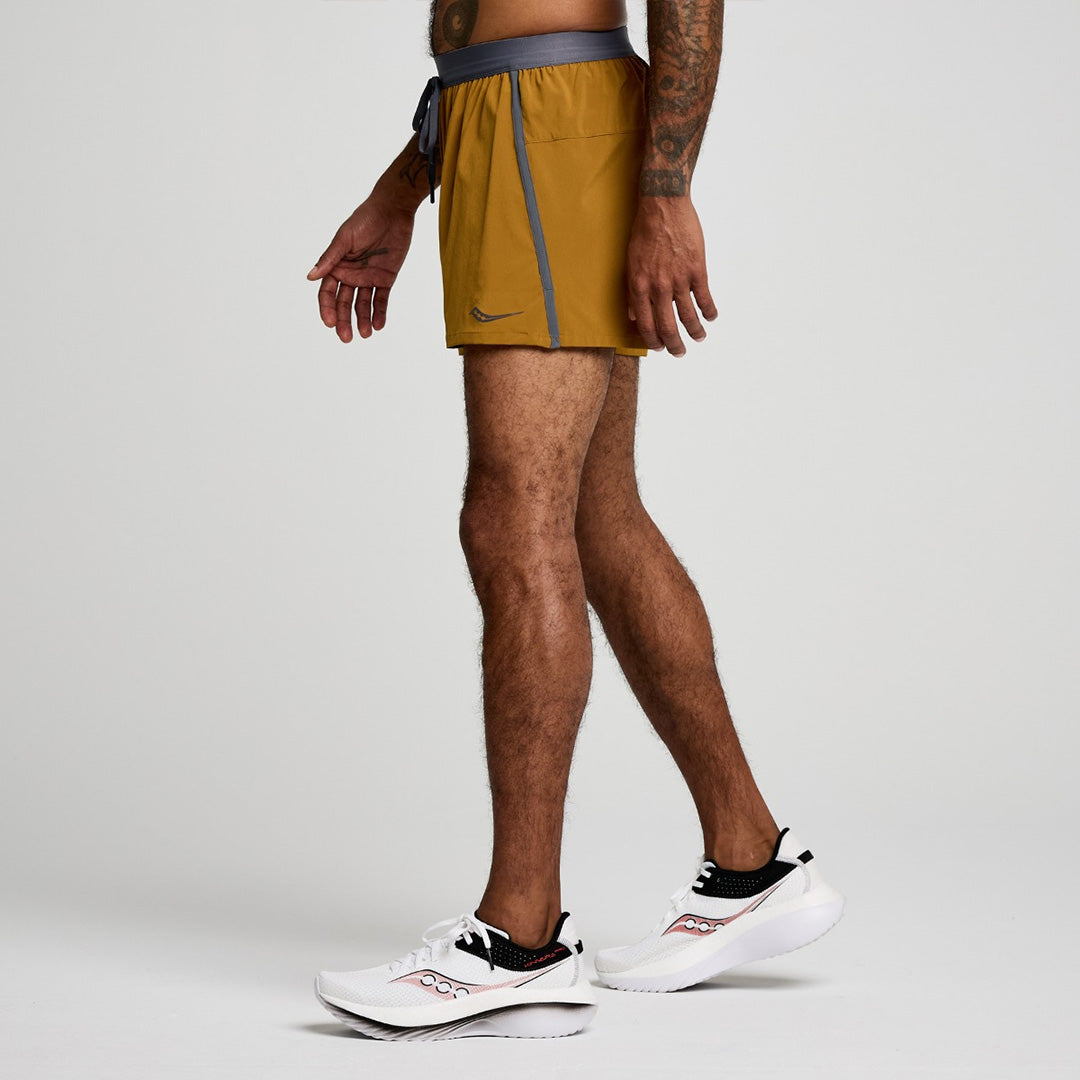 Saucony Outpace 3-inch Men's Running Shorts - Bronze