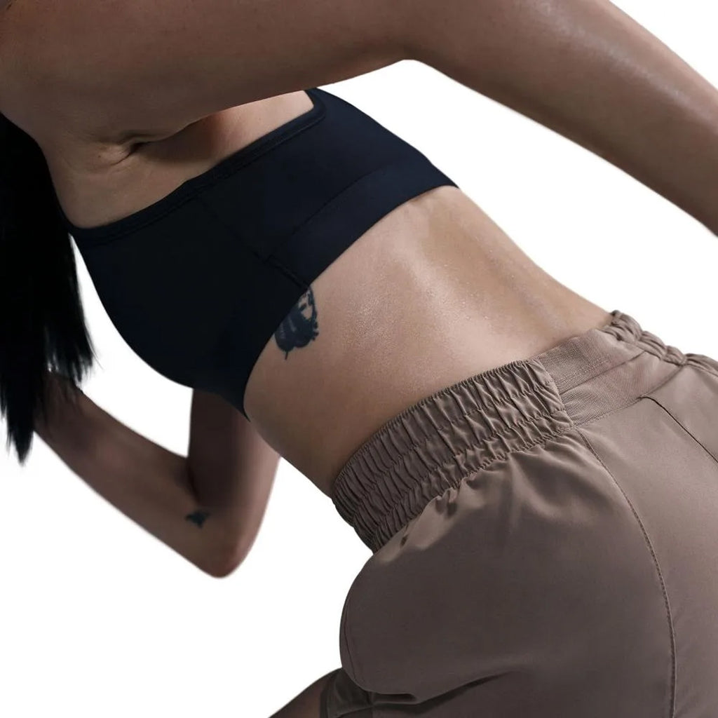 Nike Dri-FIT One Mid-Rise 3-inch 2-in-1 Women's Training Shorts - Mink Brown